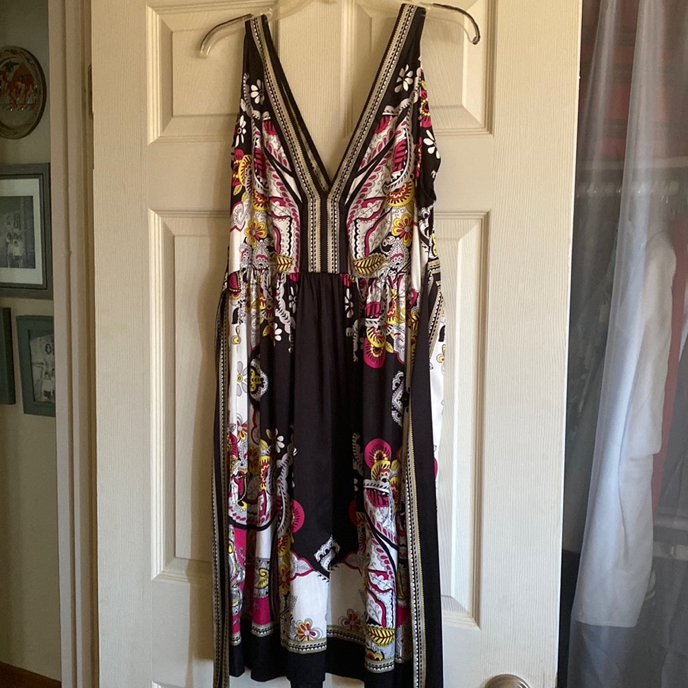 ICE patterned dress in size 14